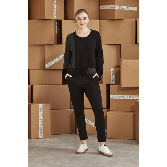 Verge Loom Sweater - Black