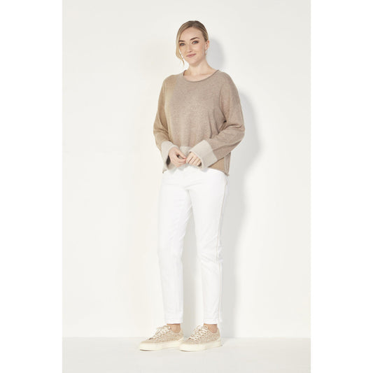 Verge Loom Sweater - Latte
