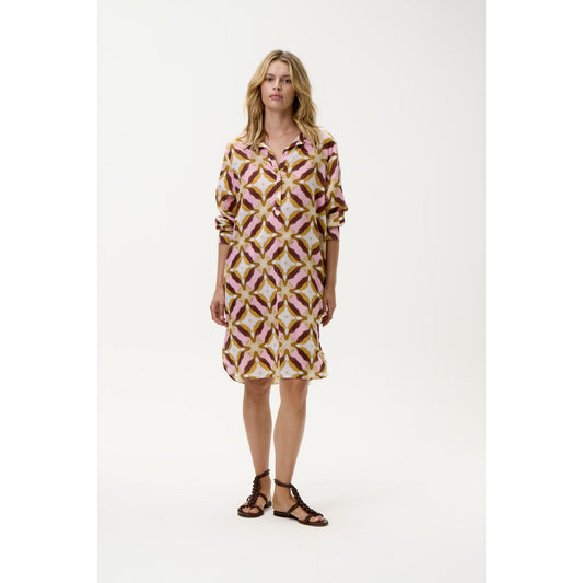 One Season Middy Gilli - Tobago - Cotton - Pink Ikat