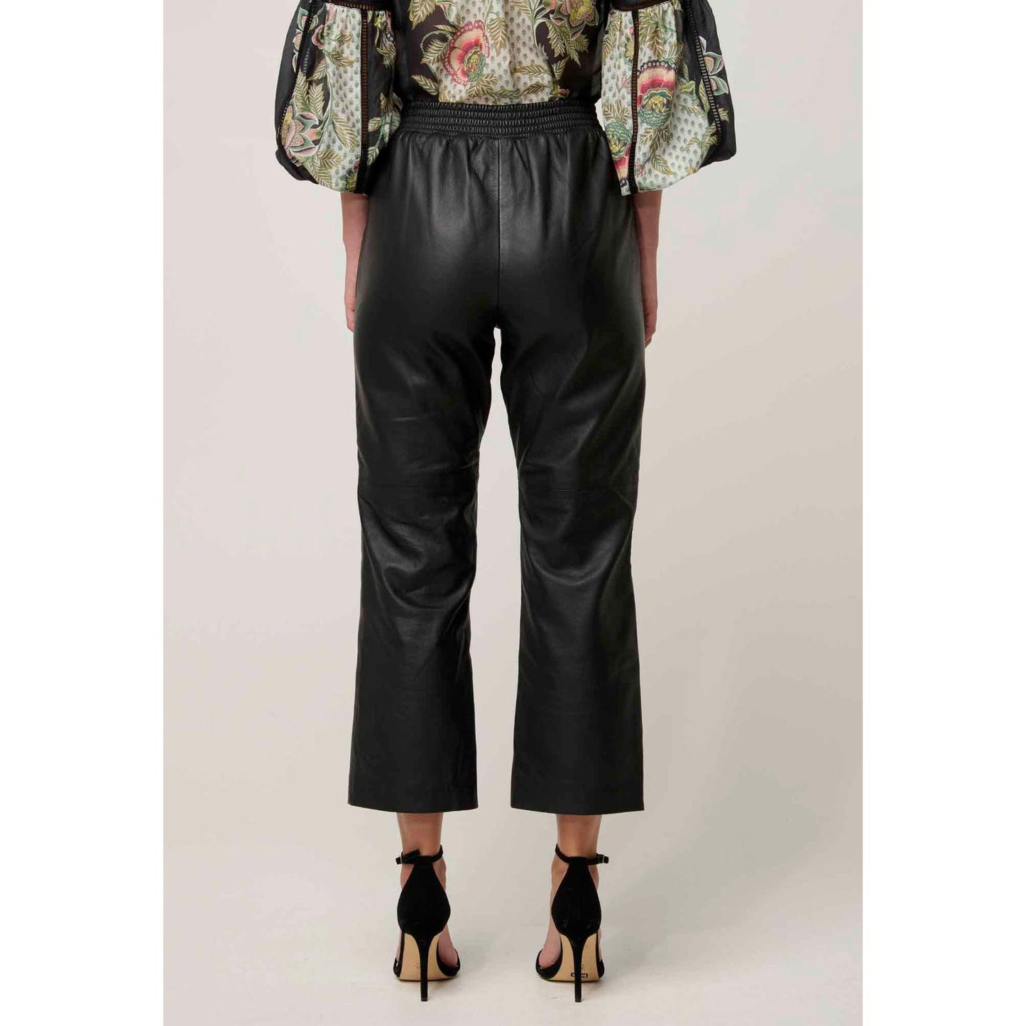 Once Was Montoya Leather Pant - Onyx