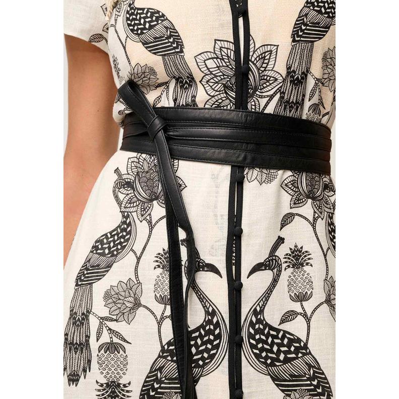 Once Was Xanthia Diamond Smock Dress - Imperial Stone