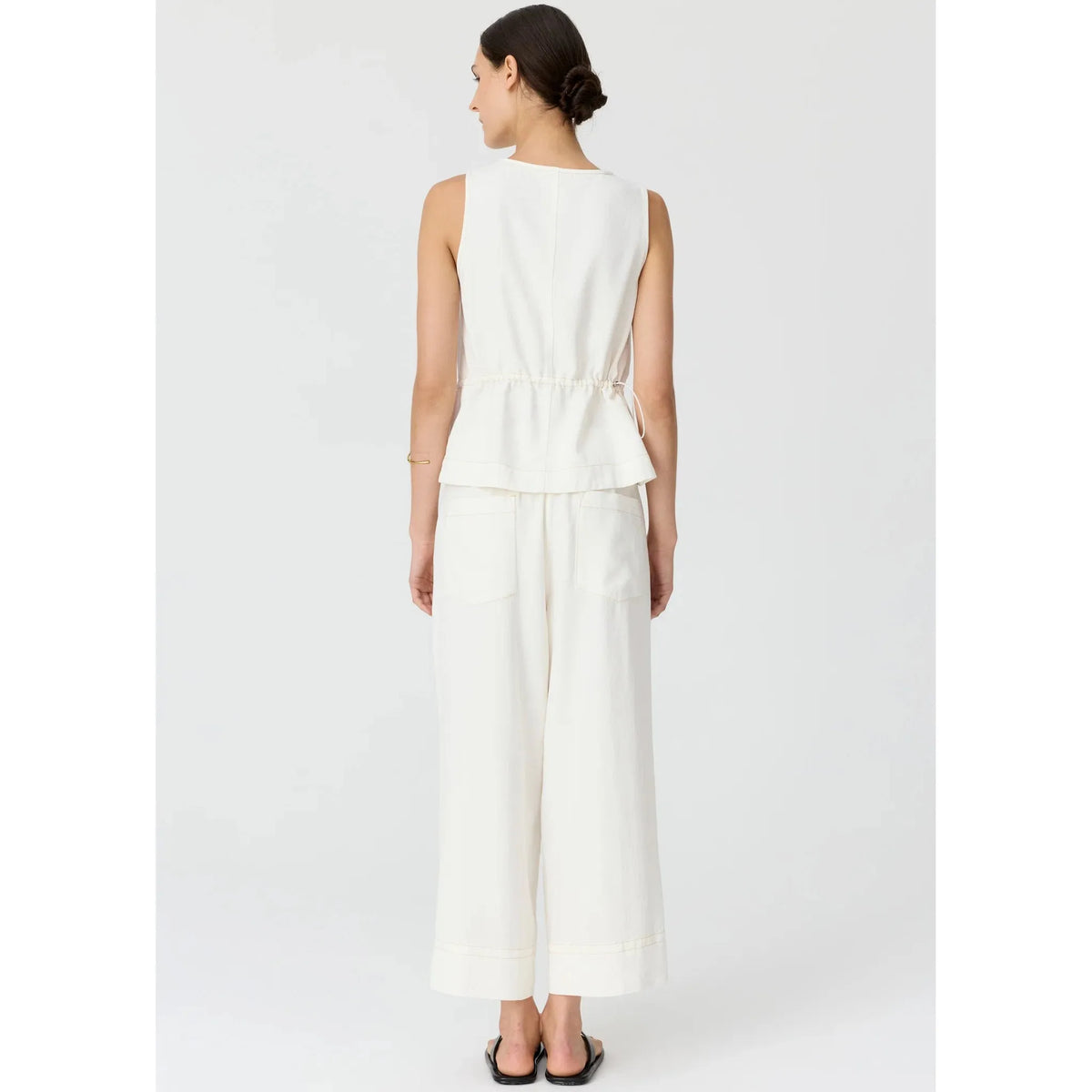 POL Anise Crop Pant - Chalk POL Pisces Boutique