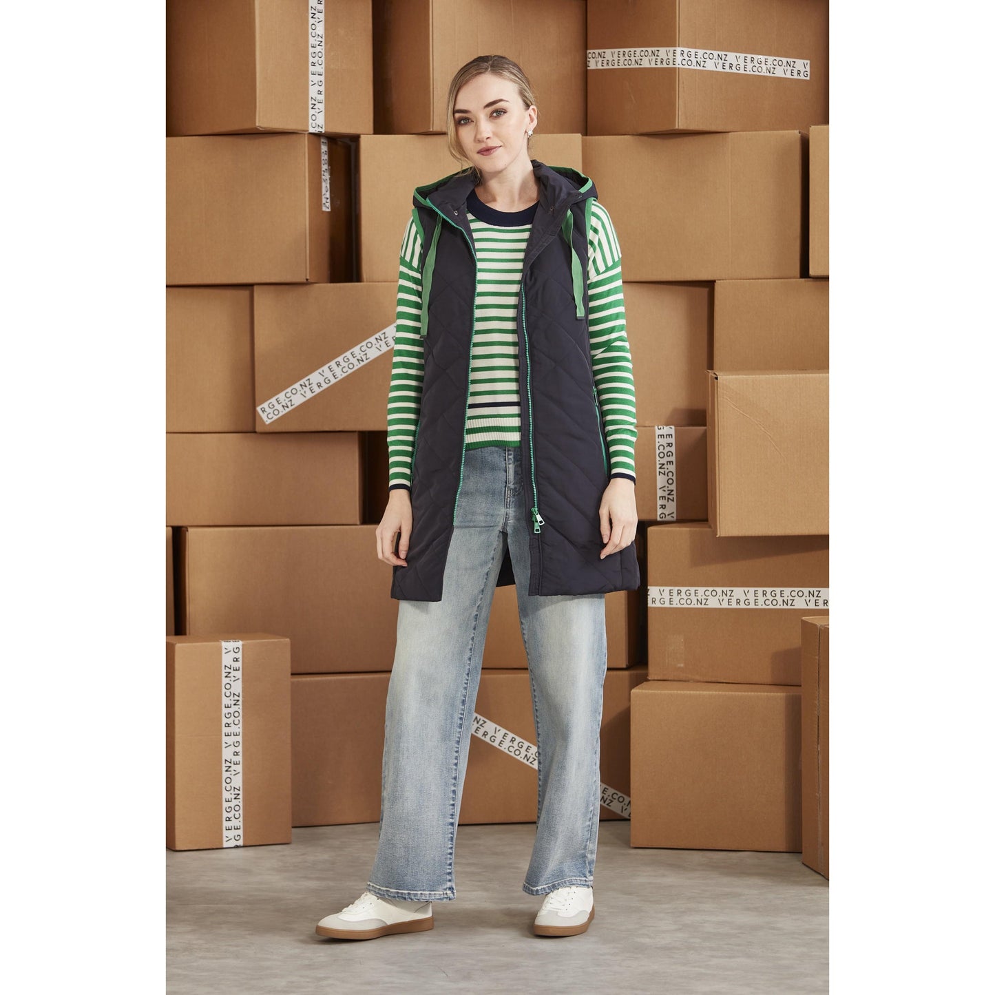 Verge Palma Vest - Ink