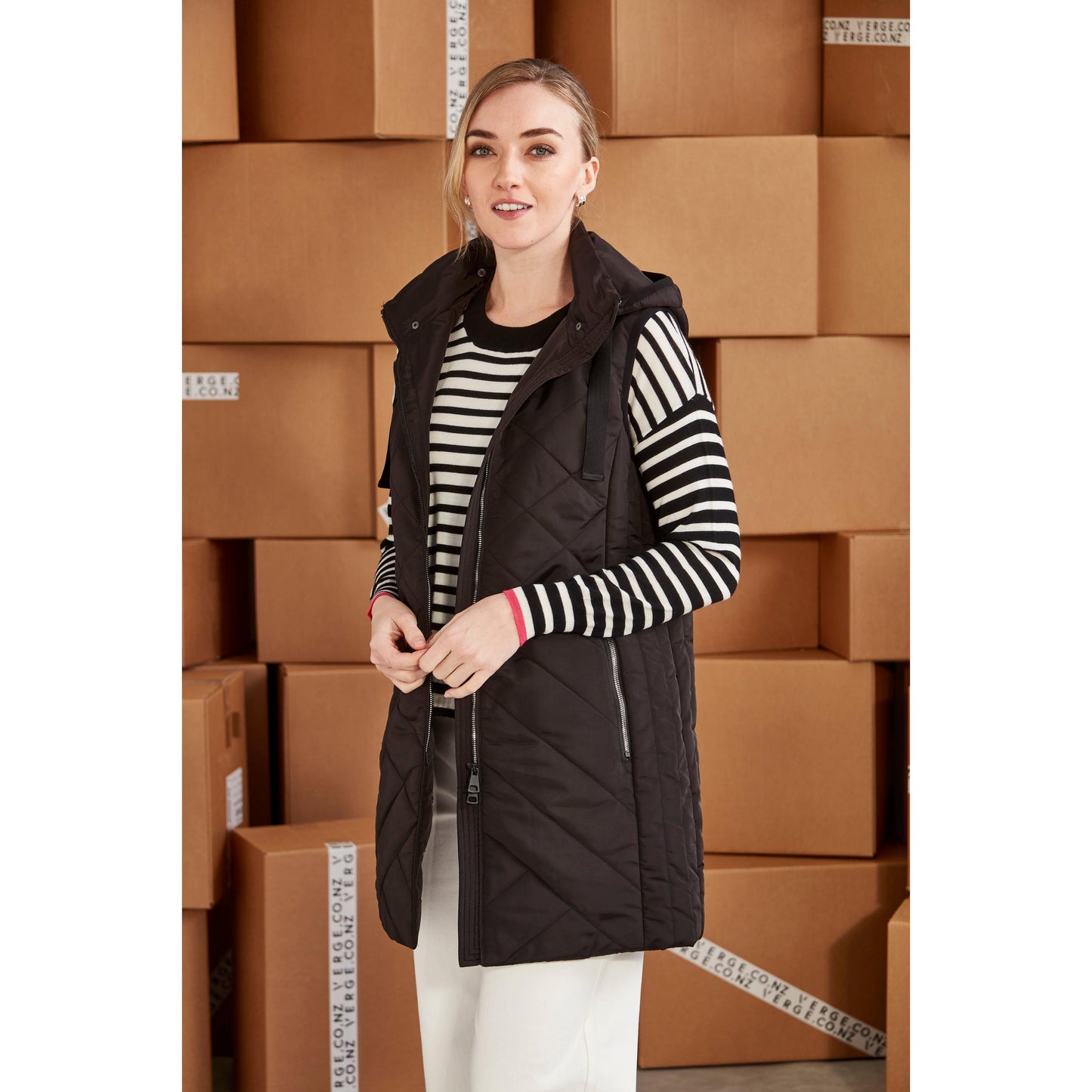 Verge Palma Vest - Black