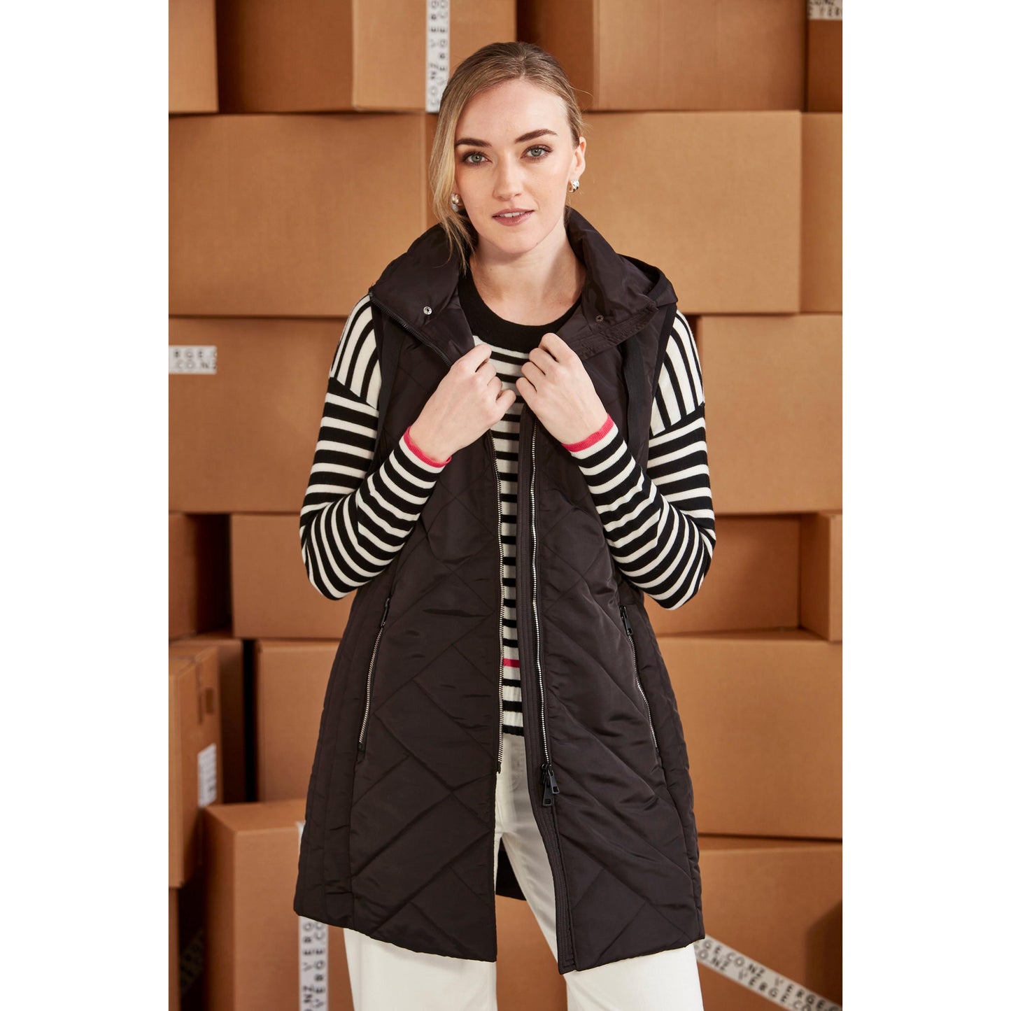 Verge Palma Vest - Black