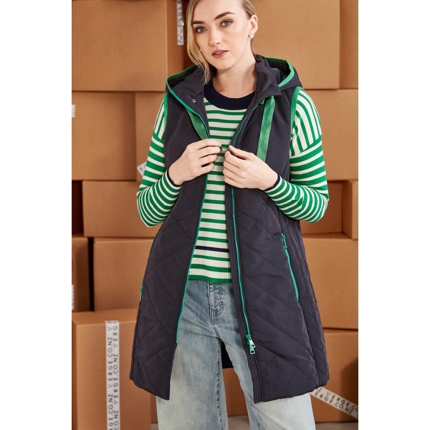 Verge Palma Vest - Ink