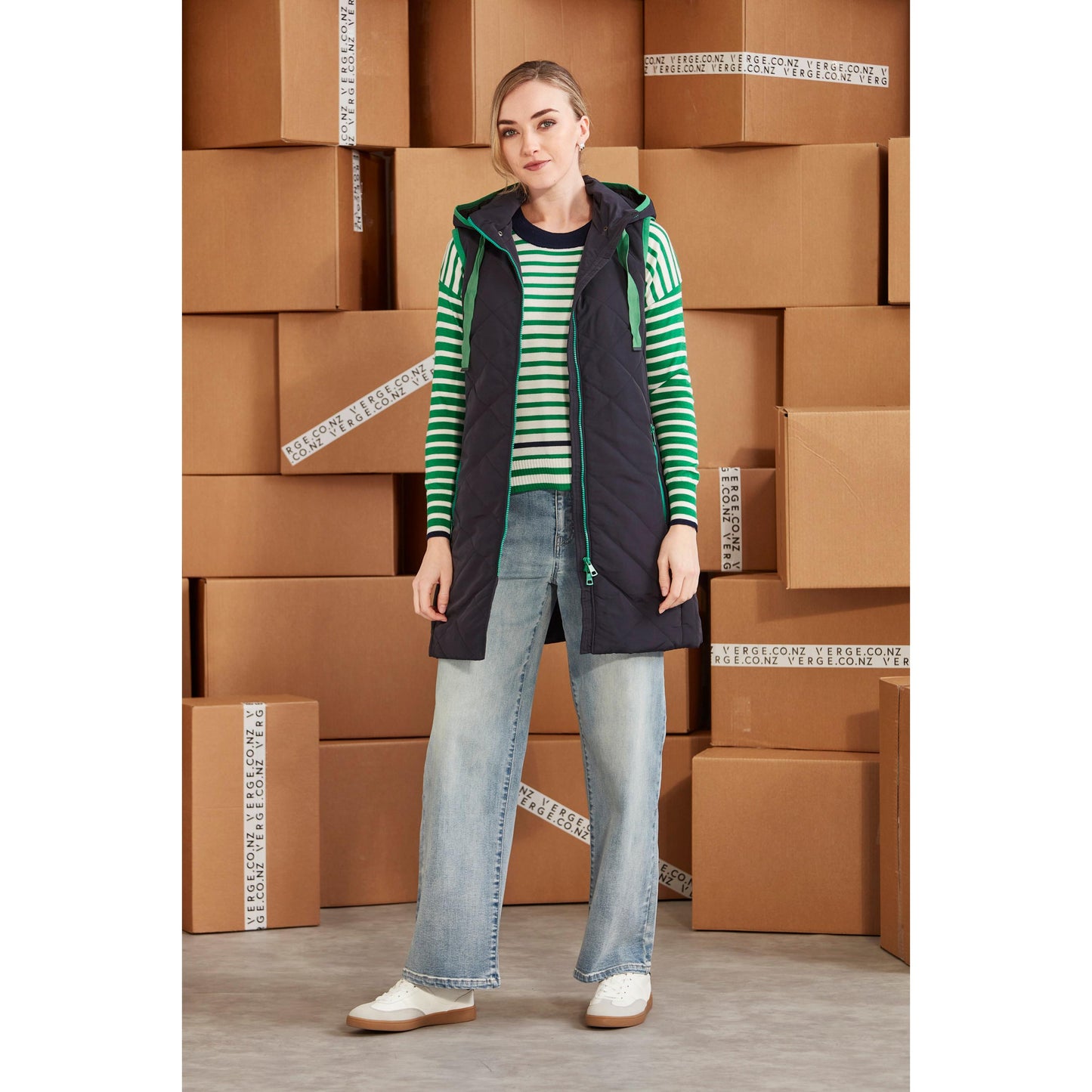 Verge Palma Vest - Ink