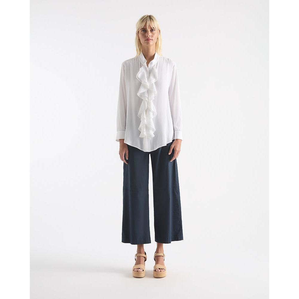 Mela Purdie Trellis Shirt - White Mela Purdie Pisces Boutique