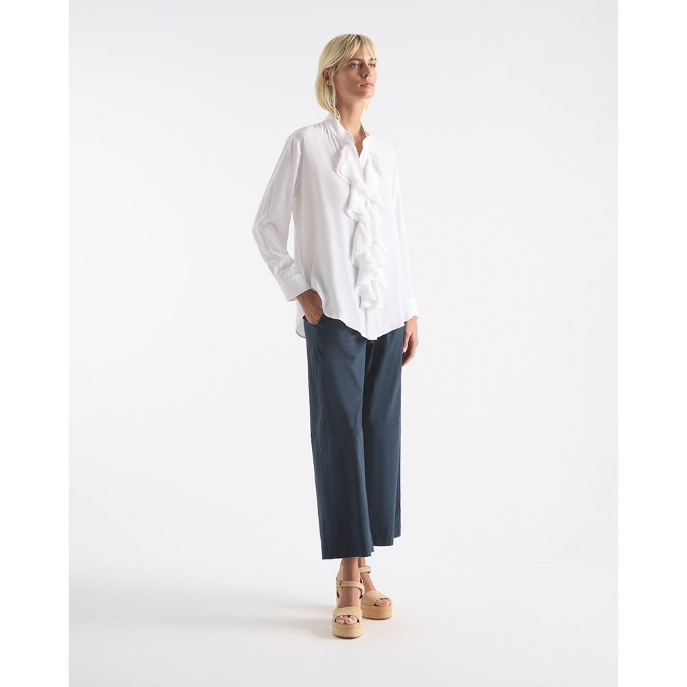 Mela Purdie Trellis Shirt - White Mela Purdie Pisces Boutique
