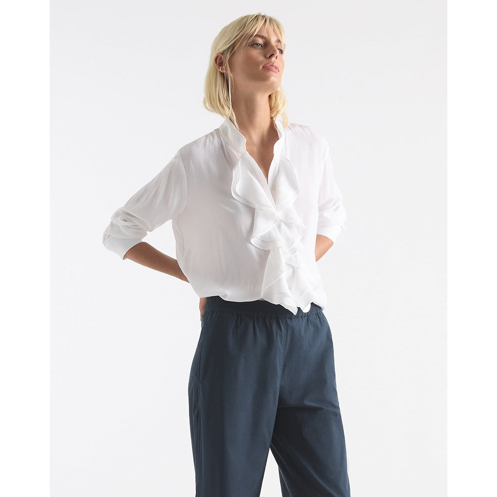 Mela Purdie Trellis Shirt - White Mela Purdie Pisces Boutique