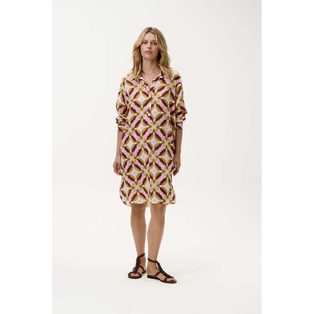 One Season Middy Gilli - Tobago - Cotton - Pink Ikat One Season Pisces Boutique