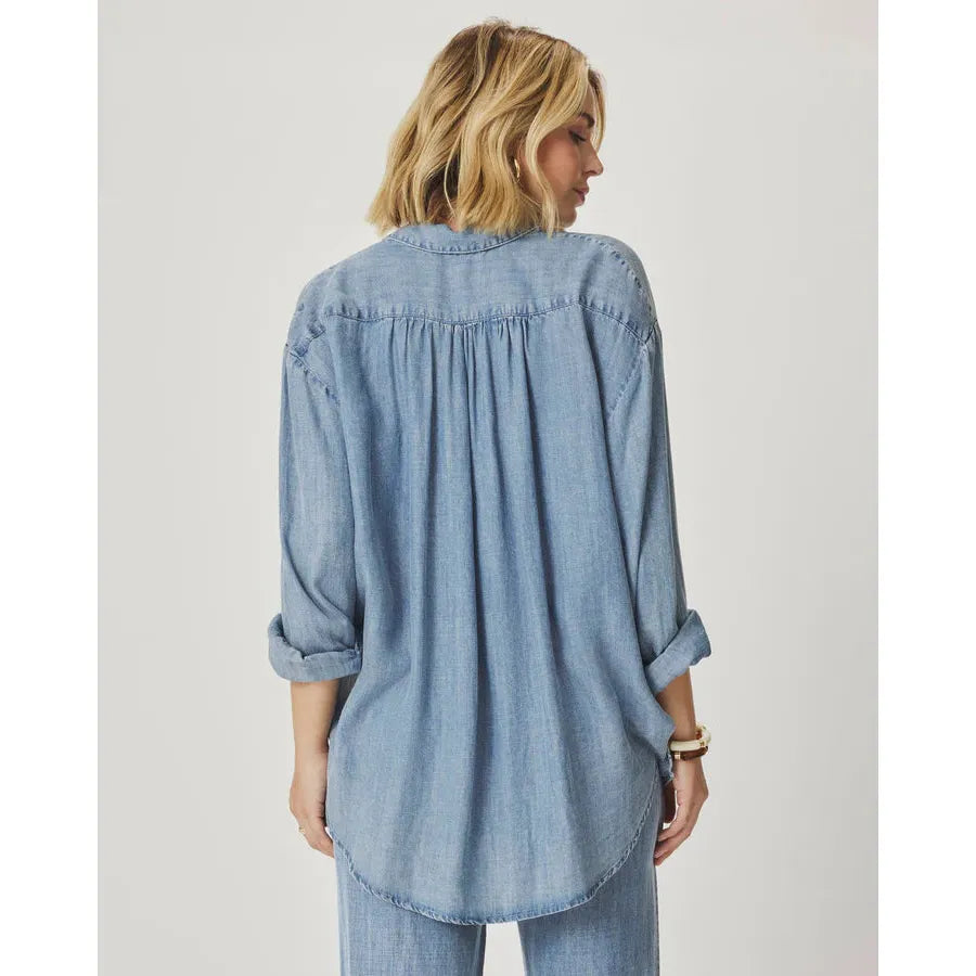 Splendid Indigo Button Down Indigo Splendid Pisces Boutique
