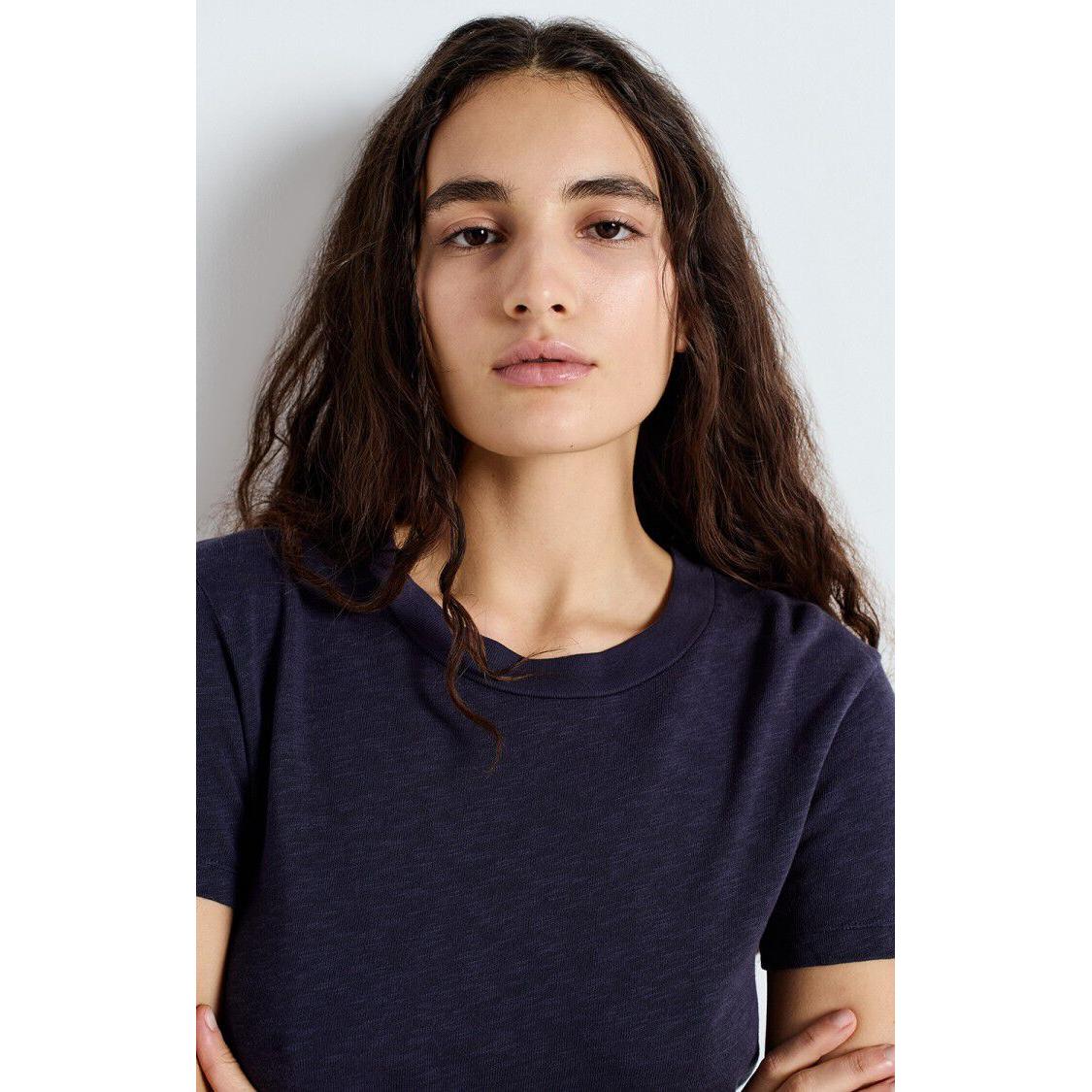 American Vintage Son28G T Shirt - Vintage Navy Blue  American Vintage Pisces Boutique