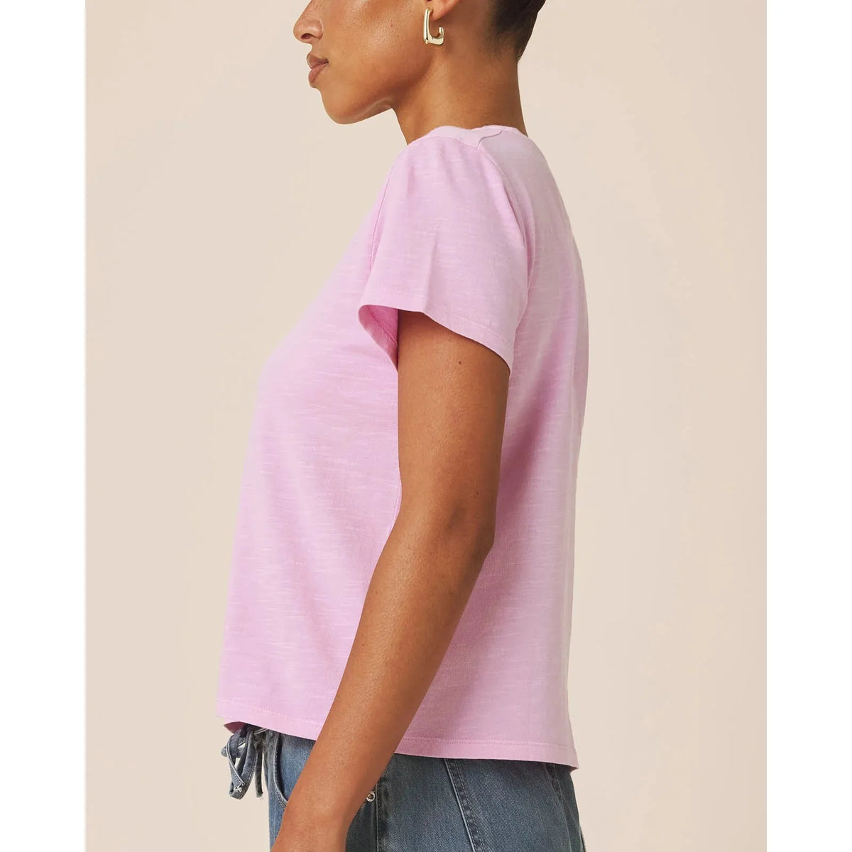 Splendid Louisa Short Sleeve Tee Rose Petal Splendid Pisces Boutique