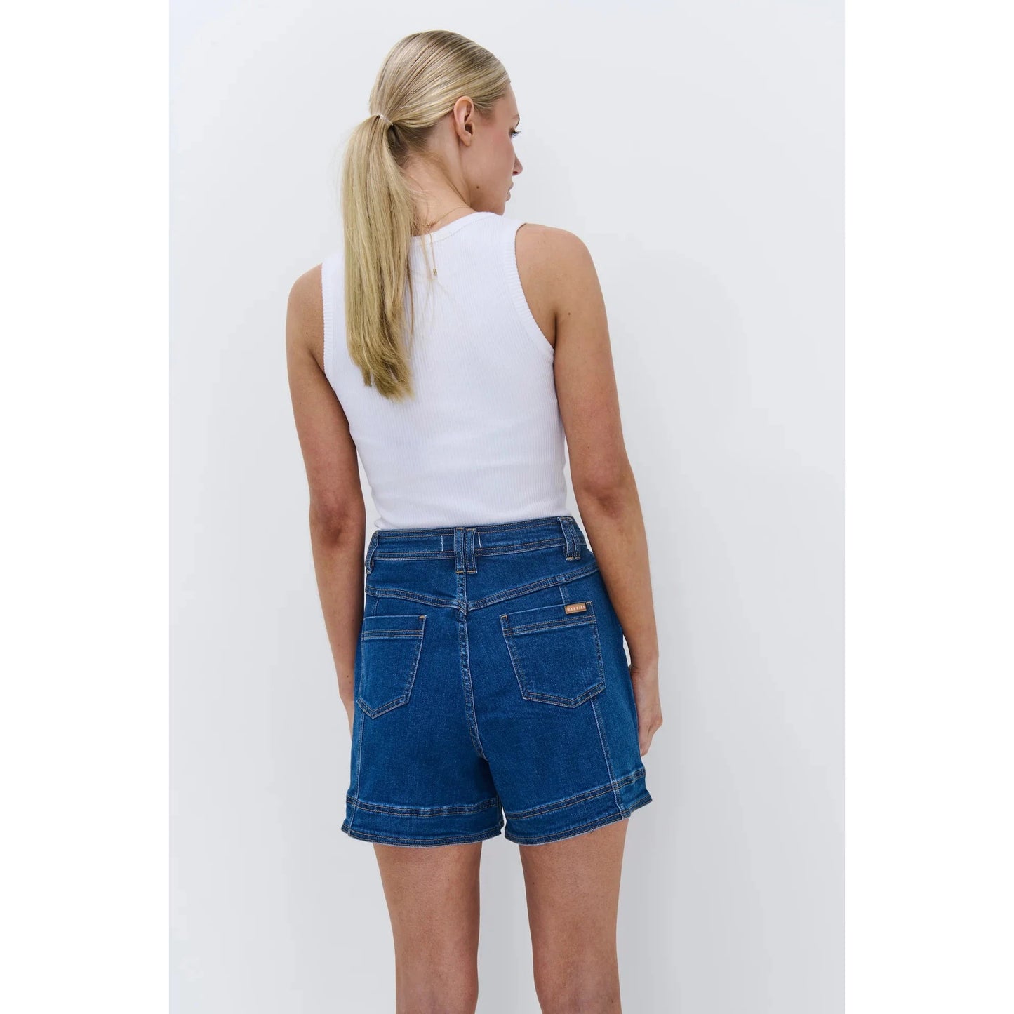 Kireina Sydney short - Mid Washed Blue