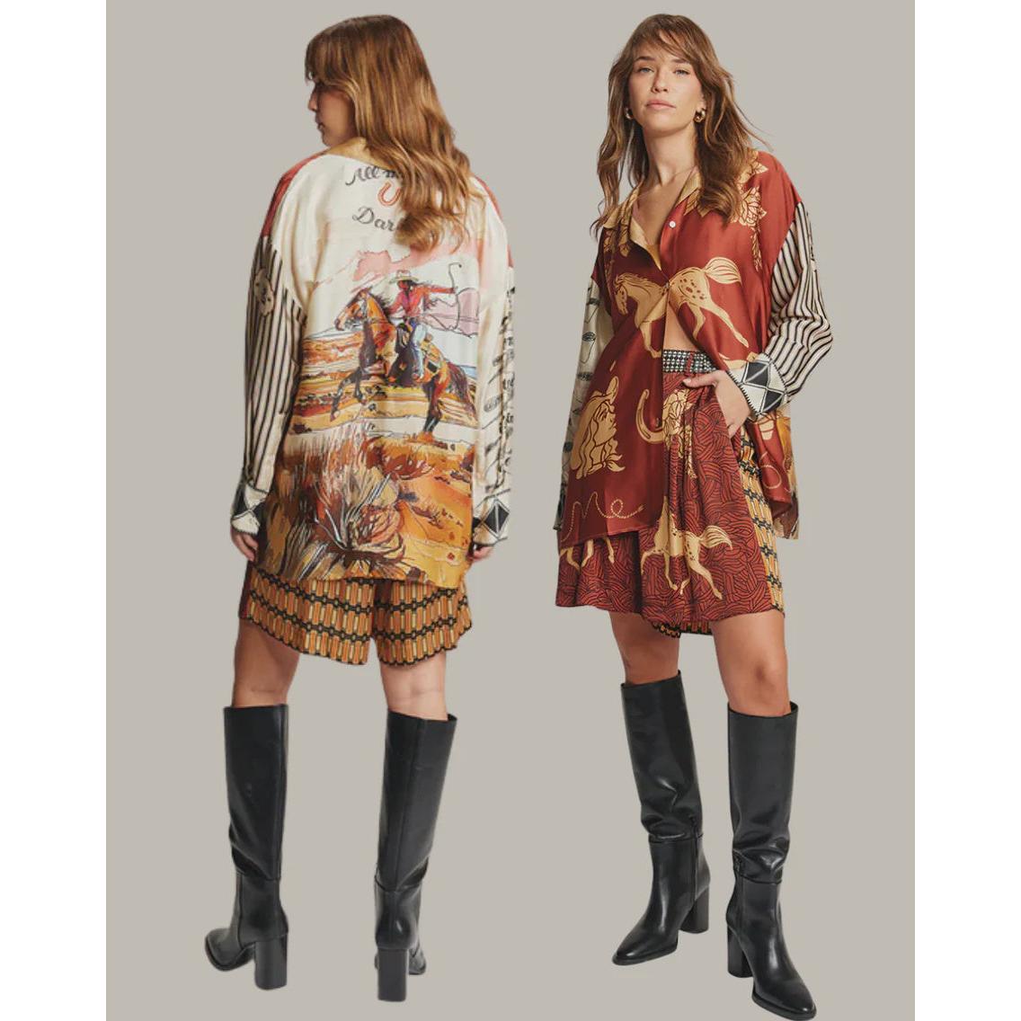 ME 369 Parker Collar Shirt - Rodeo ME369 Pisces Boutique