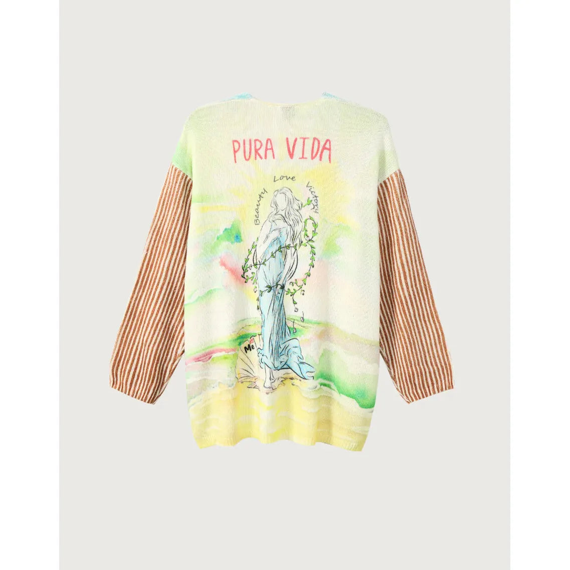 ME 369 Mykonos Printed Cardigan - Pura Vida