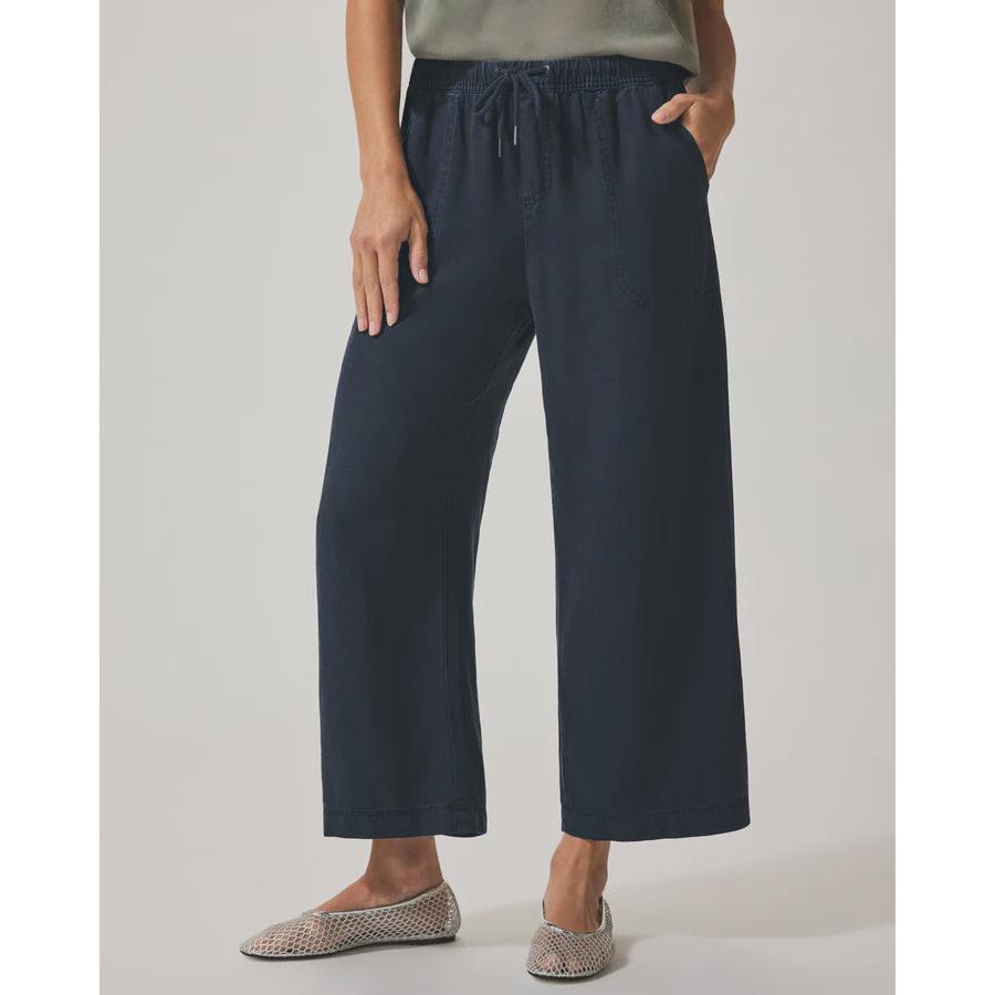 Splendid Angie Crop Wide Leg - Navy