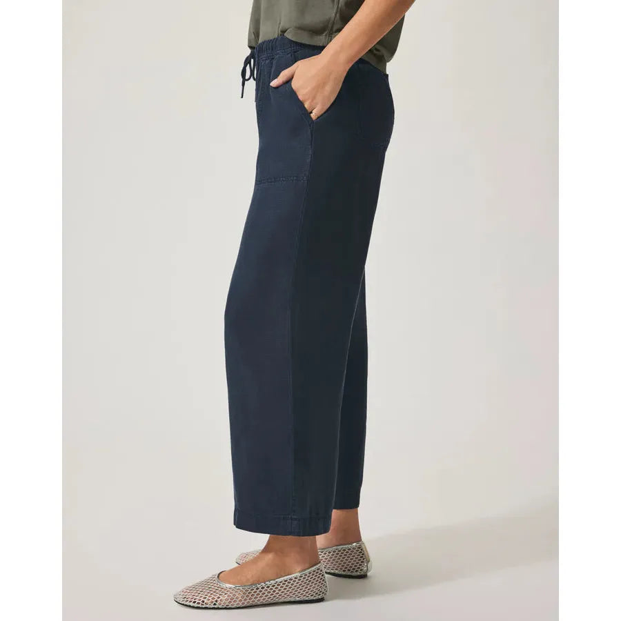 Splendid Angie Crop Wide Leg - Navy