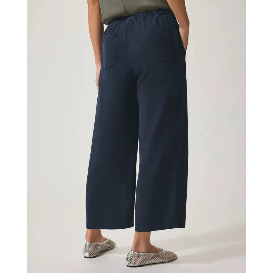 Splendid Angie Crop Wide Leg - Navy