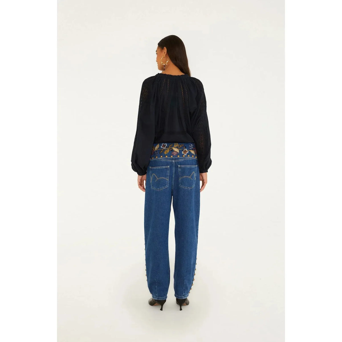 Farm Rio Ballon Jean - Gold / Blue Farm Rio Pisces Boutique