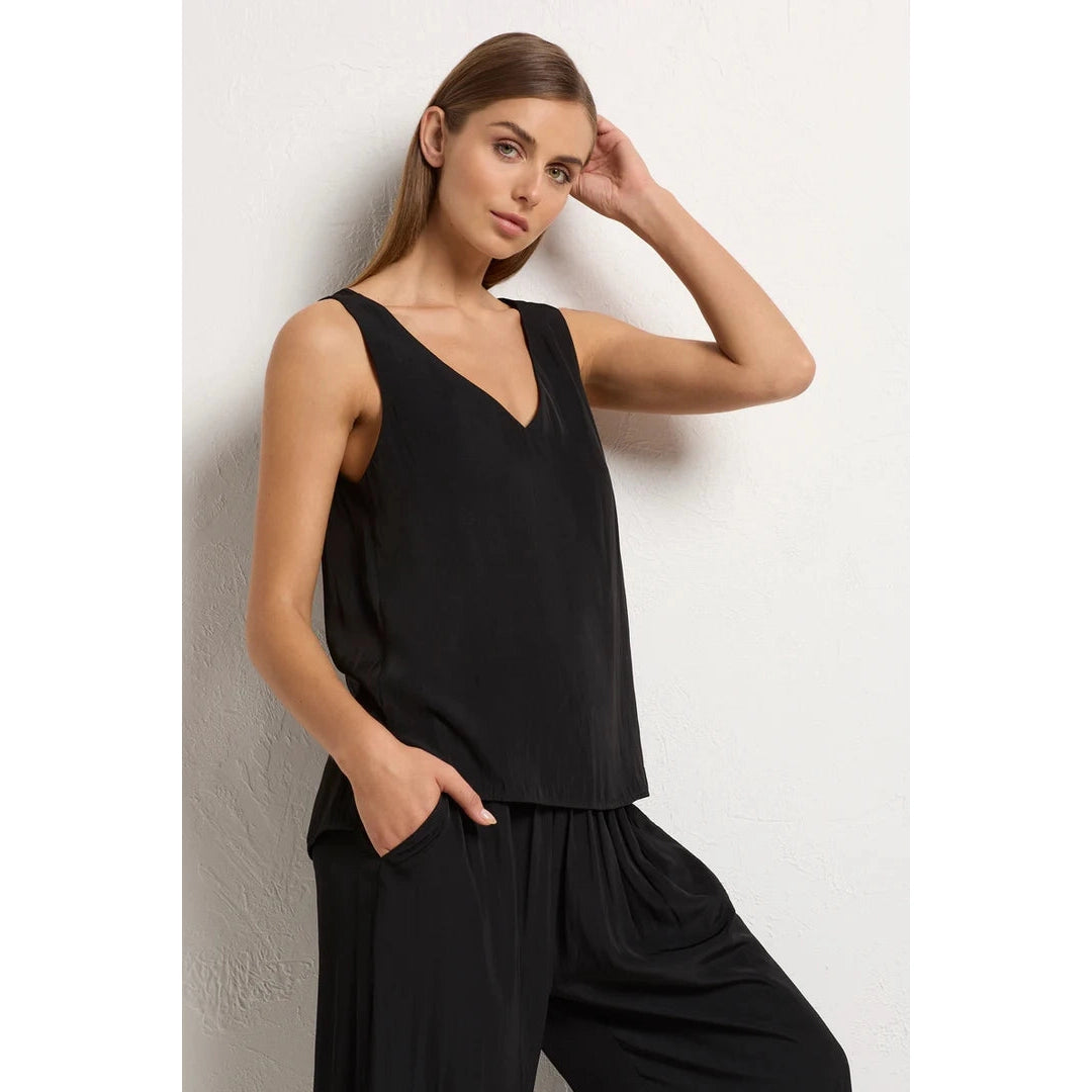 Mela Purdie Audrey Tank - Black Mela Purdie Pisces Boutique