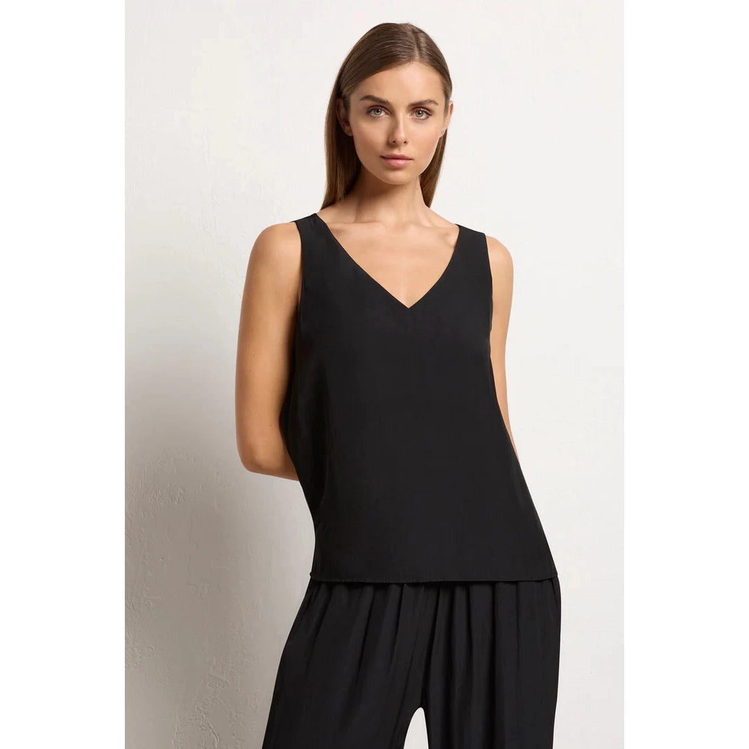 Mela Purdie Audrey Tank - Black Mela Purdie Pisces Boutique