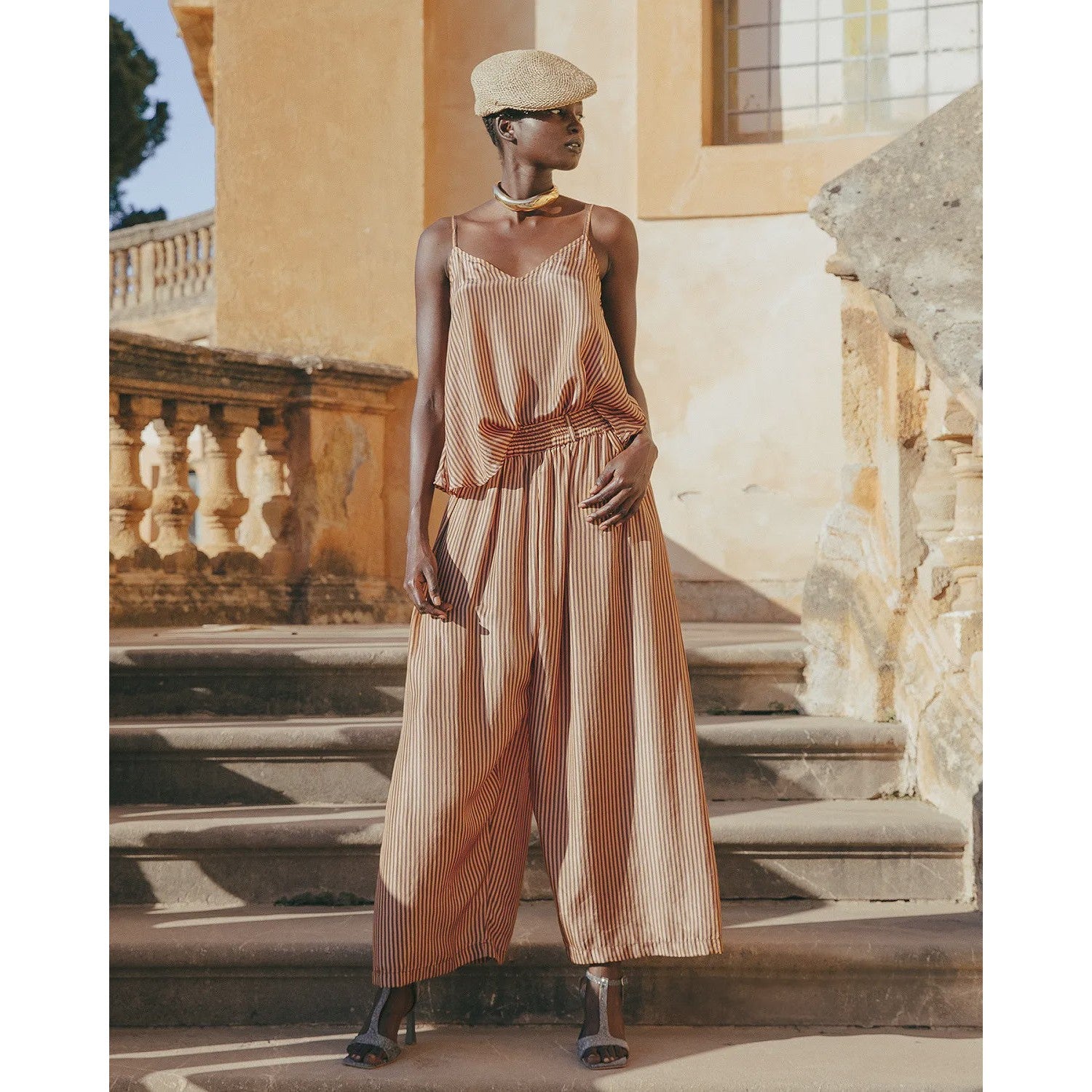 Mes Demoiselle Herry High Voltage Cami - Terre / Chocolate