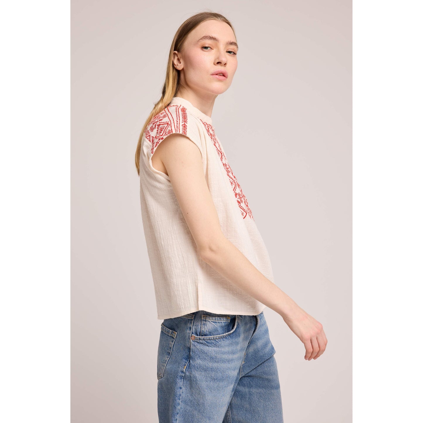 Louizon Mikaman Top - Creme