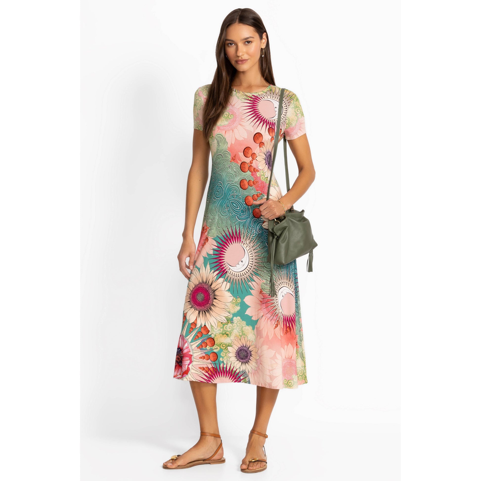 Johnny Was The Janie Favorite Cap Sleeve Dress - Emily