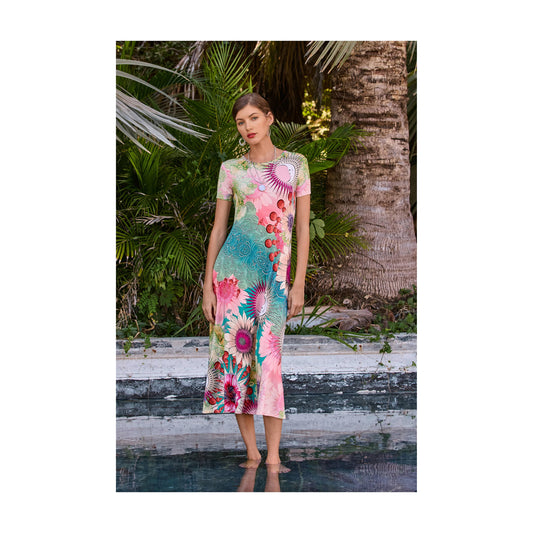 Johnny Was The Janie Favorite Cap Sleeve Dress - Emily