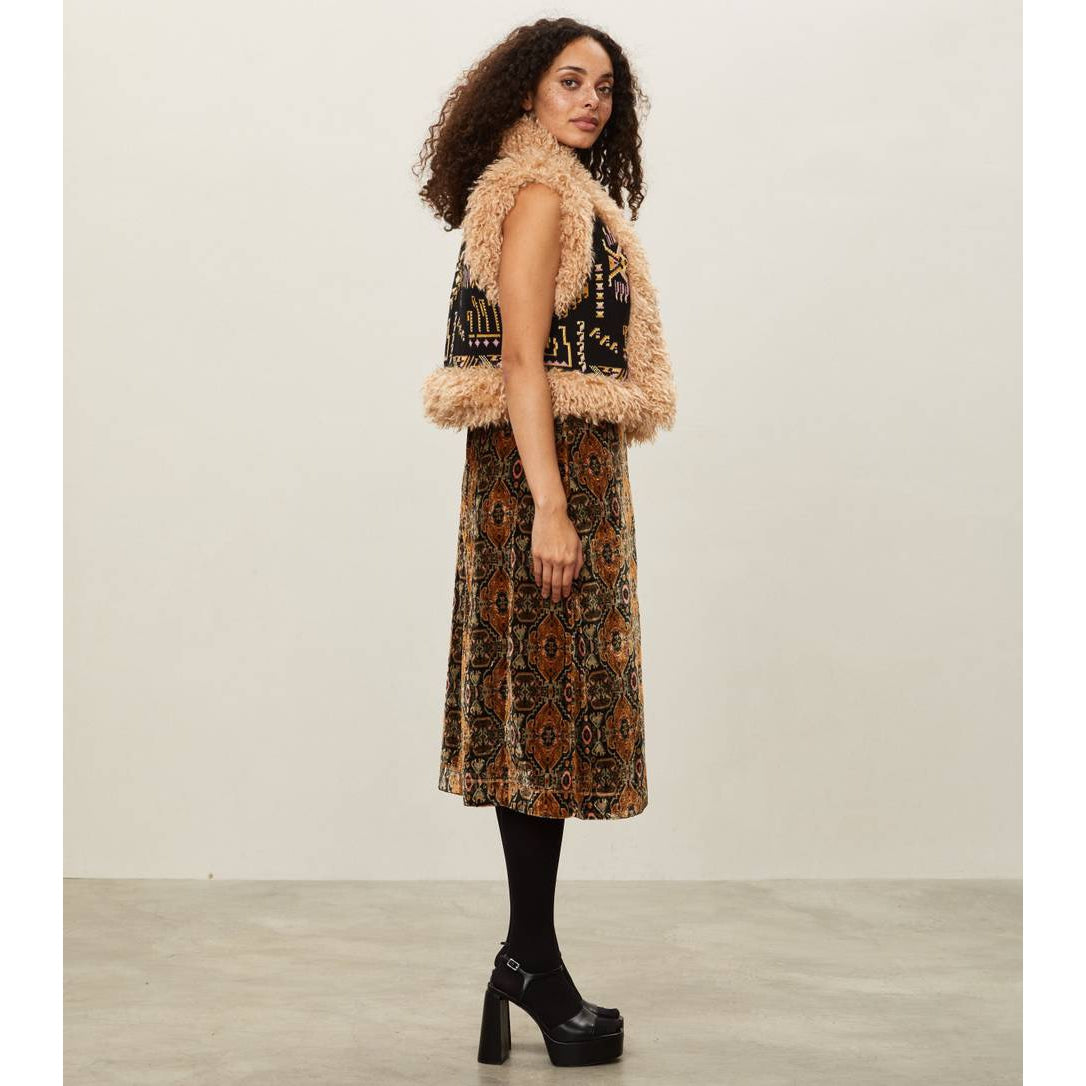 Odd Molly Aino Slip Dress - Deep Asphalt