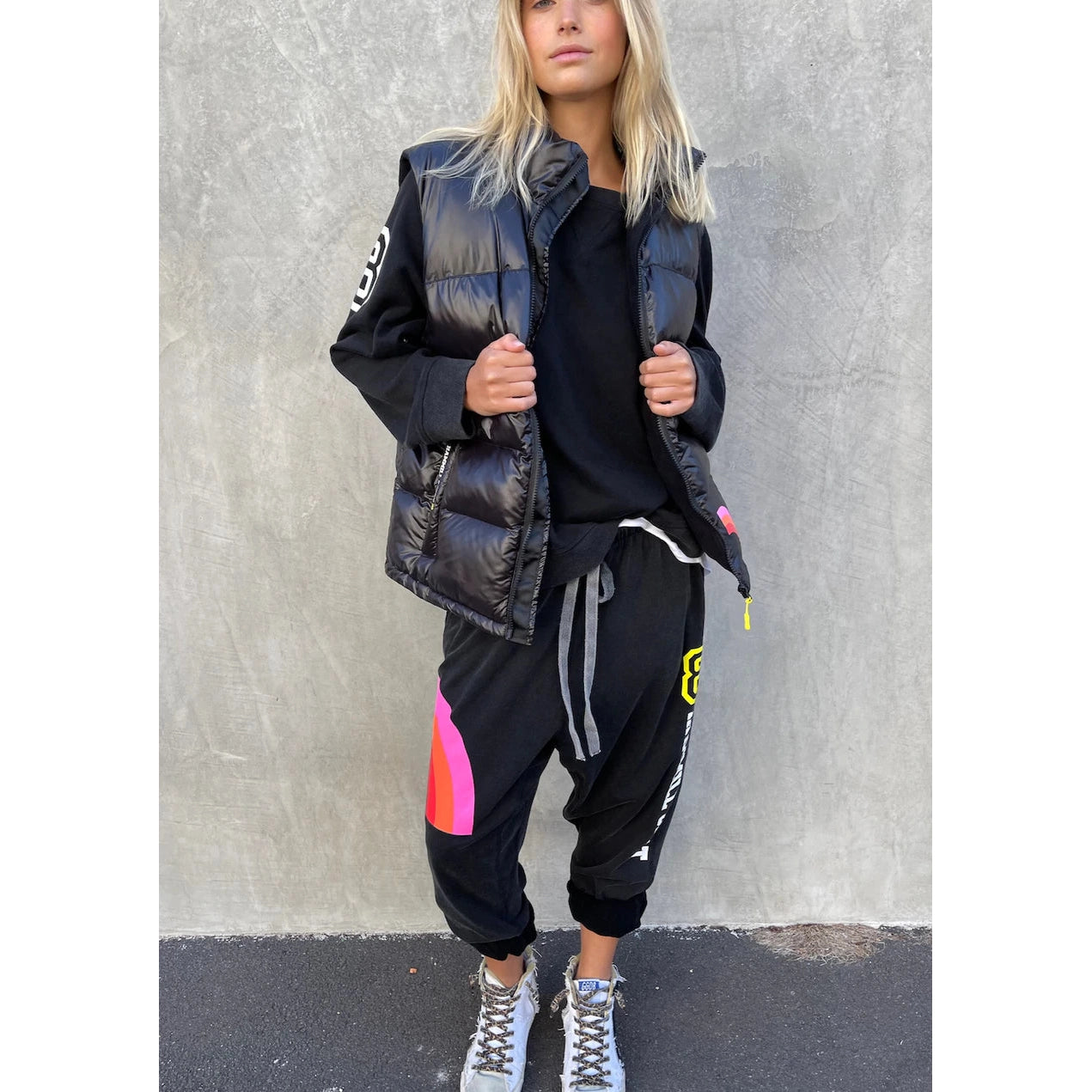 Hammill & Co Puffer Vest - Black hammill + Co Pisces Boutique