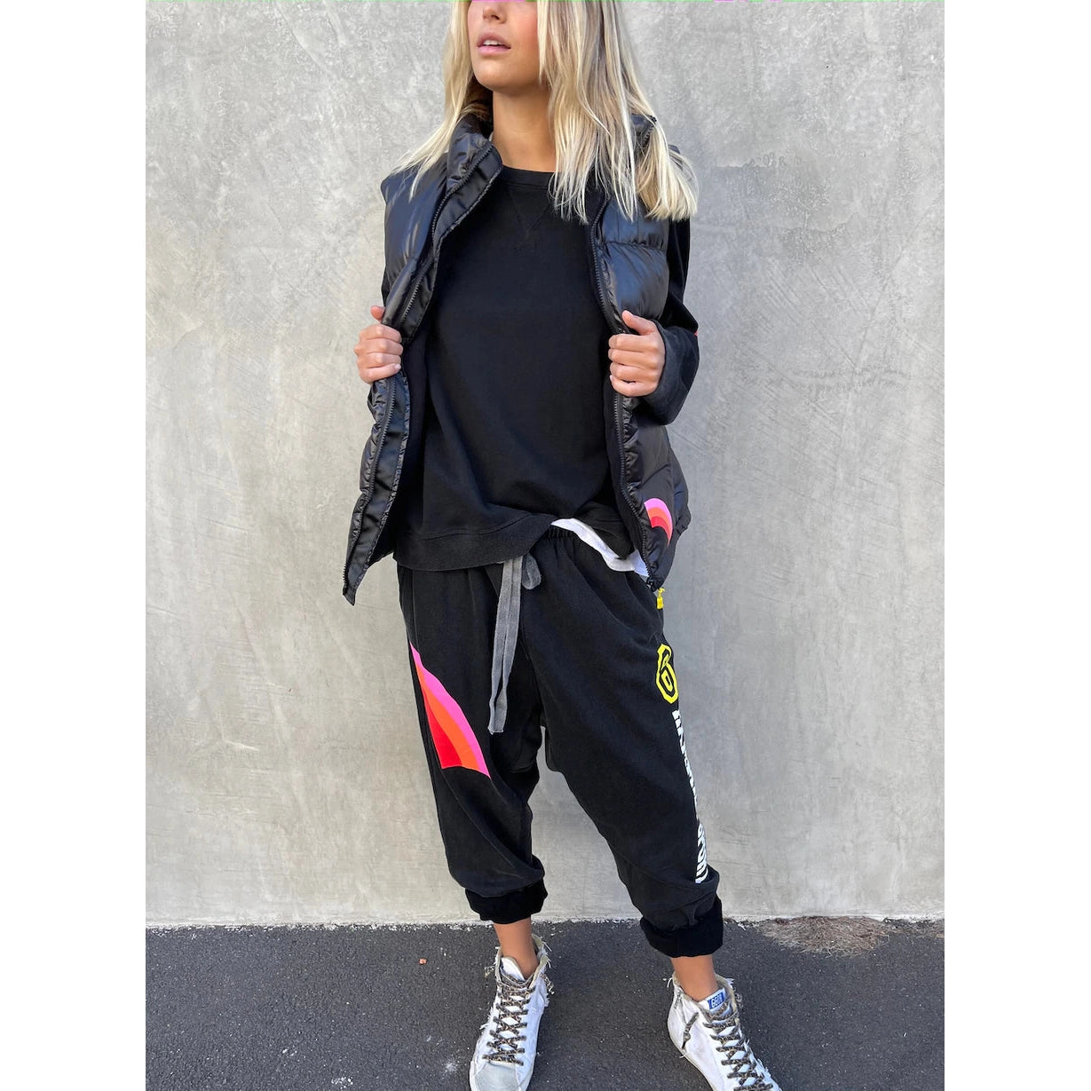 Hammill & Co Puffer Vest - Black hammill + Co Pisces Boutique