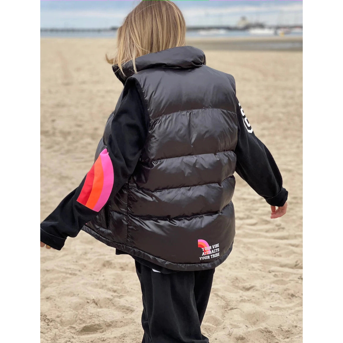 Hammill & Co Puffer Vest - Black hammill + Co Pisces Boutique