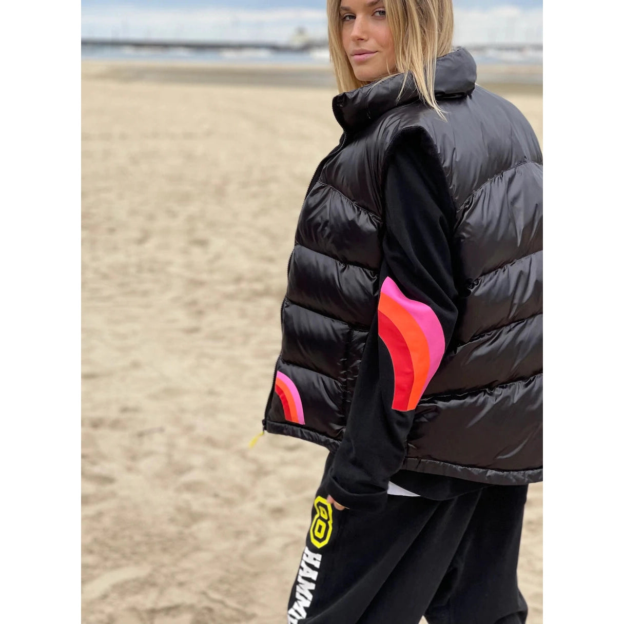 Hammill & Co Puffer Vest - Black hammill + Co Pisces Boutique