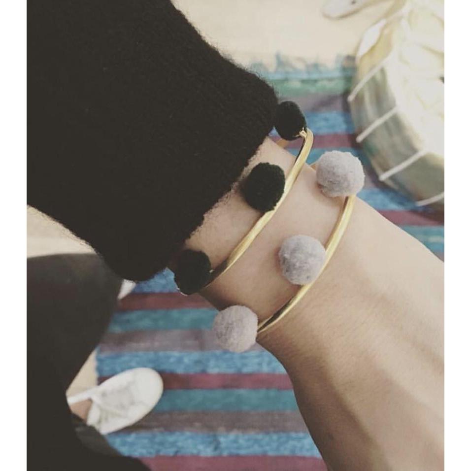 Hermina Wristwear Anna Cuff - Grey Hermina Wristwear Pisces Boutique Bracelets bangle wrist bracelet silver gold rose gold necklace gems diamond metal leather chain krsytal knight Hermina Gas bijoux bracelet for women bracelet beads charms holder kit men diy pandora prouds girls couples Australia kids watch size chart