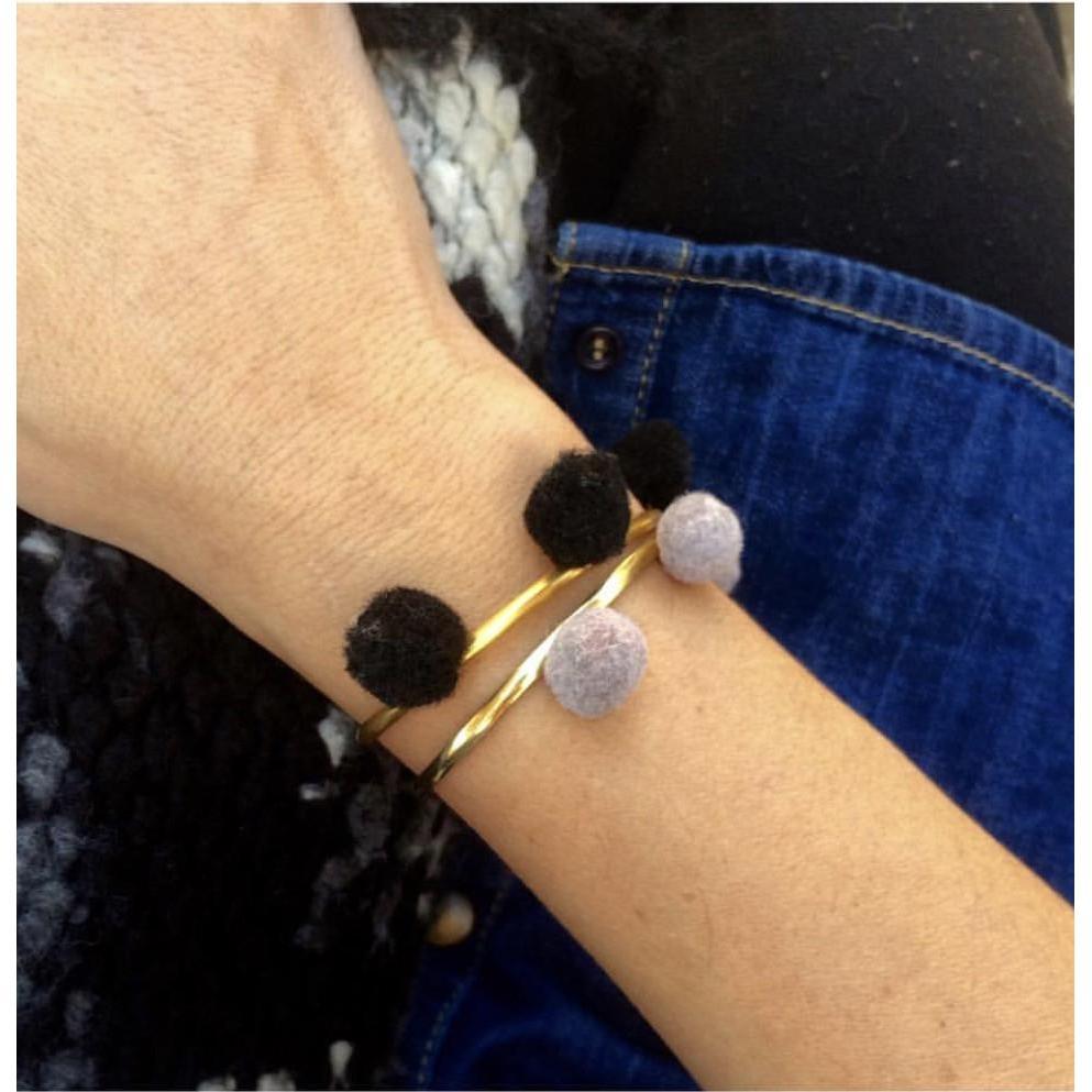 Hermina Wristwear Anna Cuff - Grey Hermina Wristwear Pisces Boutique Bracelets bangle wrist bracelet silver gold rose gold necklace gems diamond metal leather chain krsytal knight Hermina Gas bijoux bracelet for women bracelet beads charms holder kit men diy pandora prouds girls couples Australia kids watch size chart