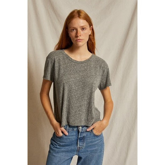 Perfect White Tee Harley Boxy Crew - Heather Grey Perfect White Tee Pisces Boutique