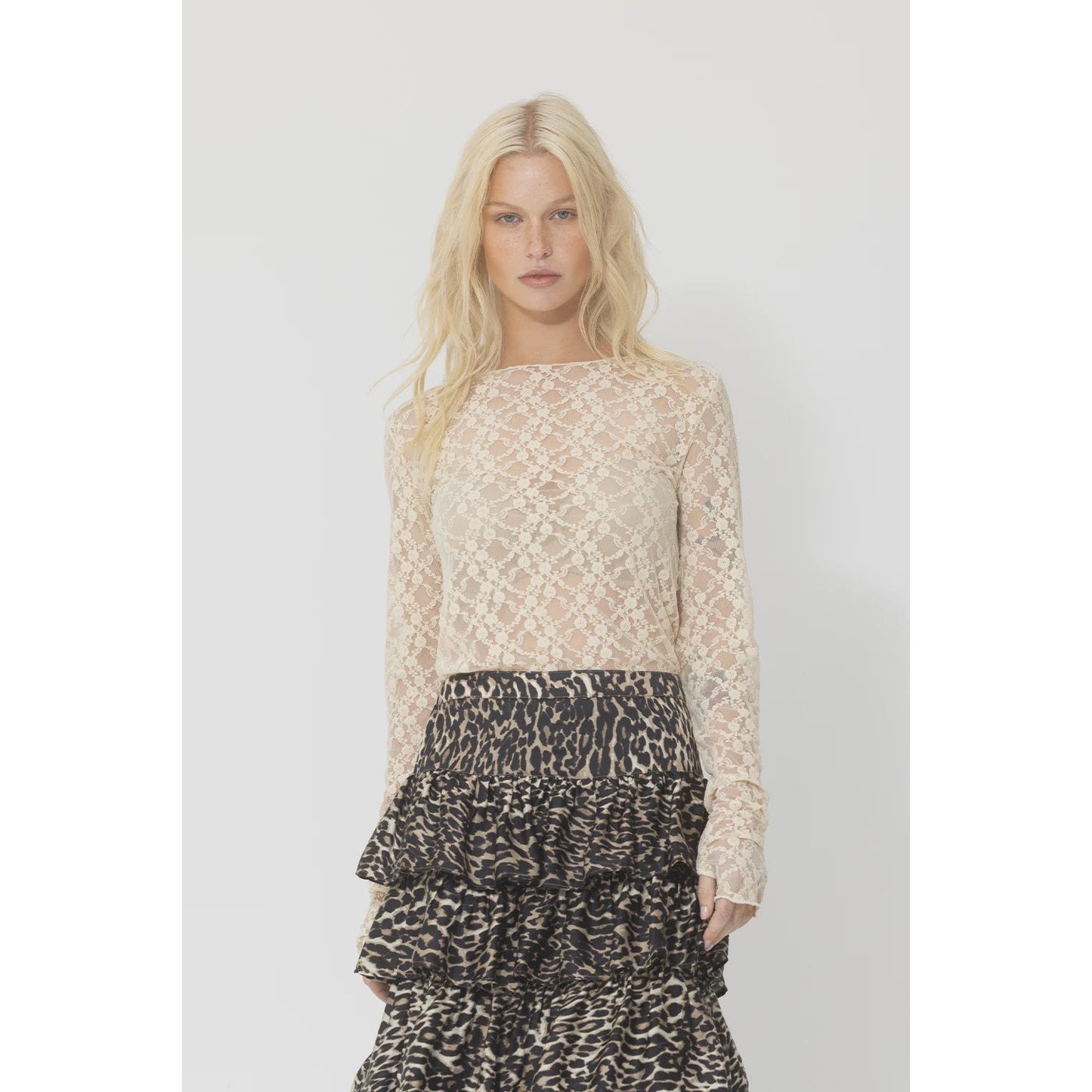 Joey Lace Top - Vanilla