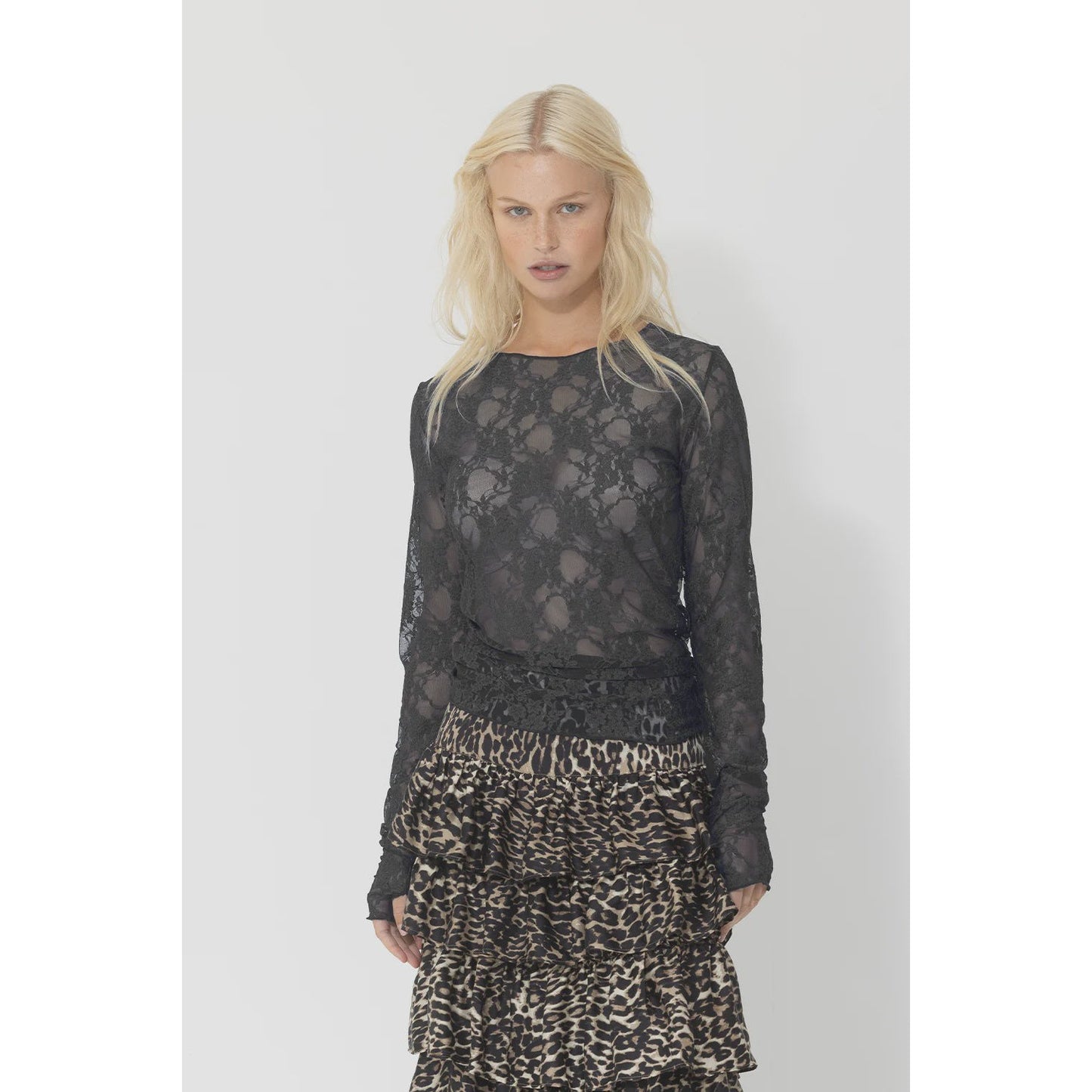 Joey Lace Top - Black