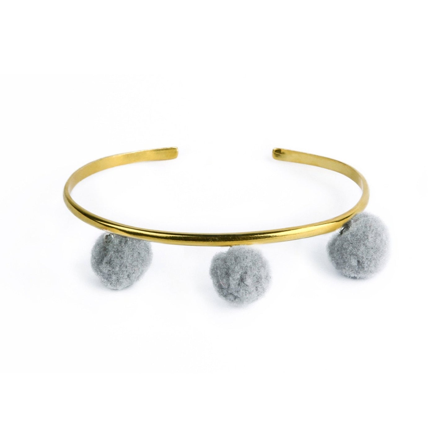 Hermina Wristwear Anna Cuff - Grey Hermina Wristwear Pisces Boutique Bracelets bangle wrist bracelet silver gold rose gold necklace gems diamond metal leather chain krsytal knight Hermina Gas bijoux bracelet for women bracelet beads charms holder kit men diy pandora prouds girls couples Australia kids watch size chart