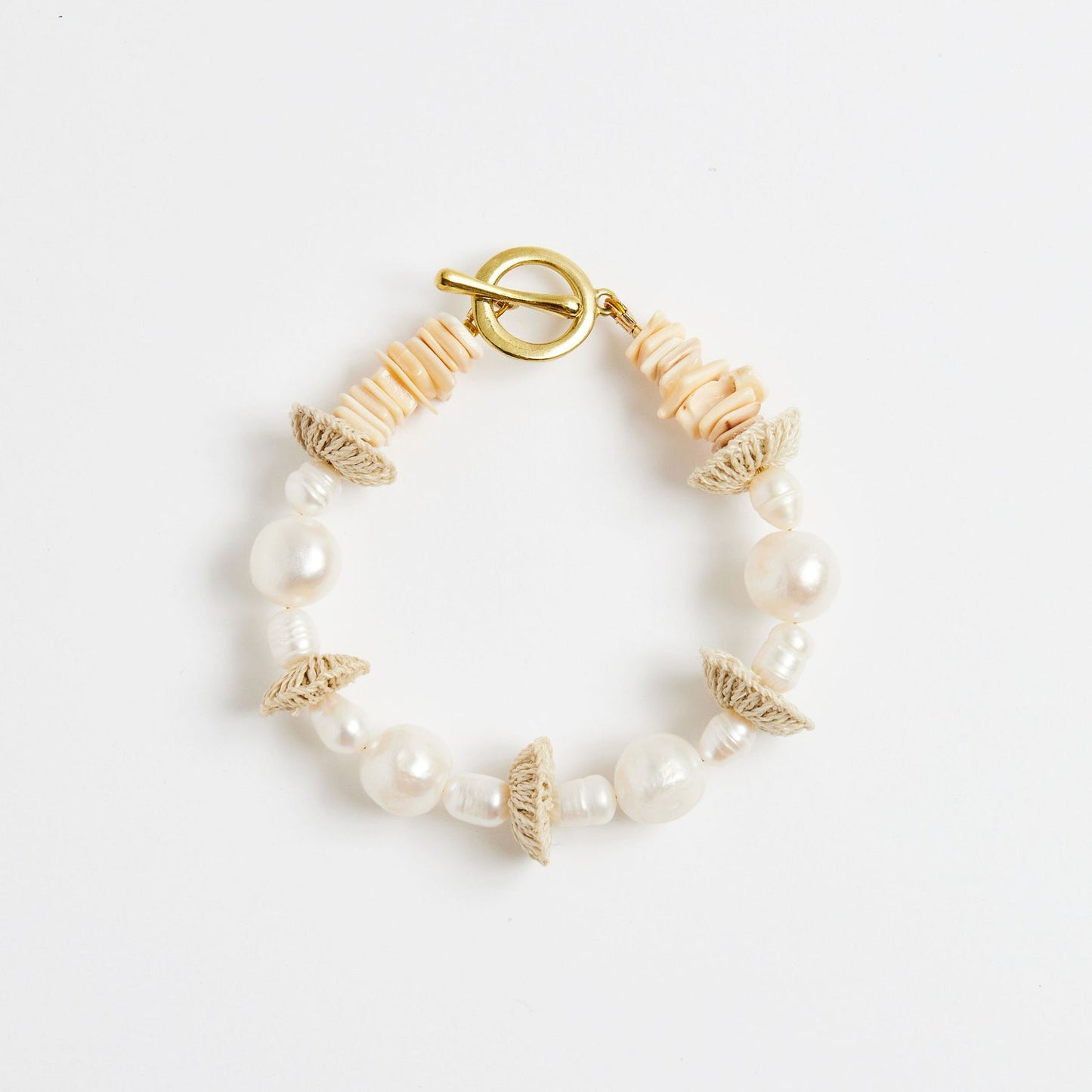 Bilum & Bilas Pearl Stack Bracelet