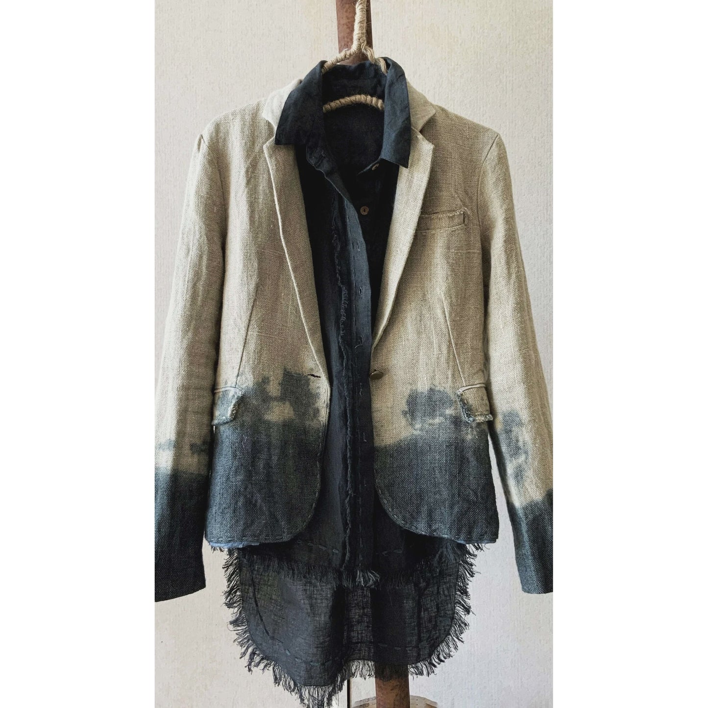 Boem Rider Jacket - Linen - Dunk Dyed