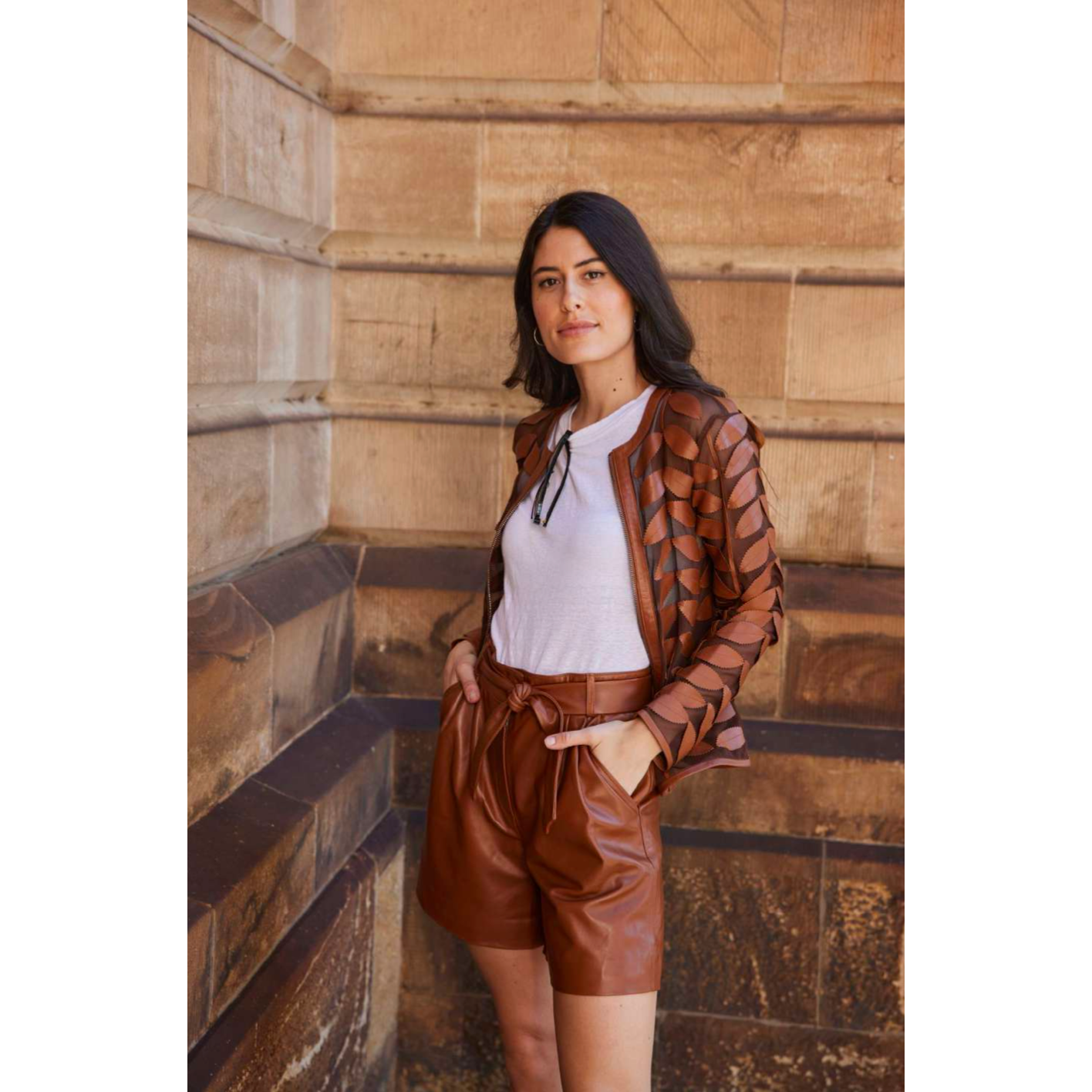 Dea Shorts - Tan Dea Pisces Boutique