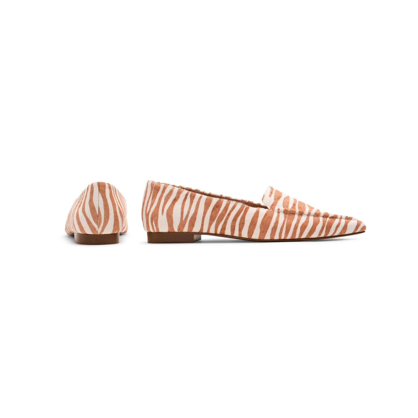 Millwoods Pointed Flat - Brown Zebra  Millwoods Pisces Boutique