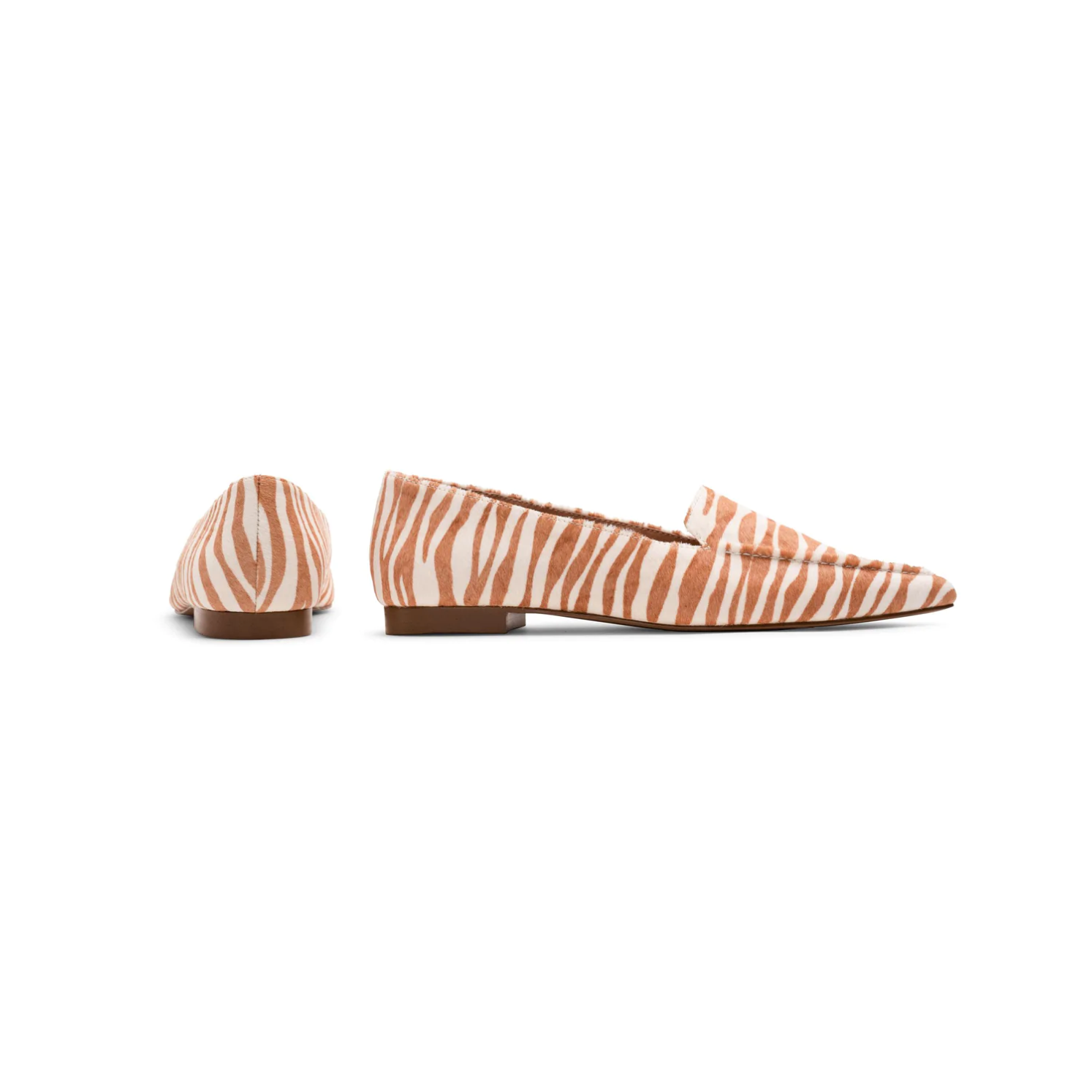 Millwoods Pointed Flat - Brown Zebra  Millwoods Pisces Boutique