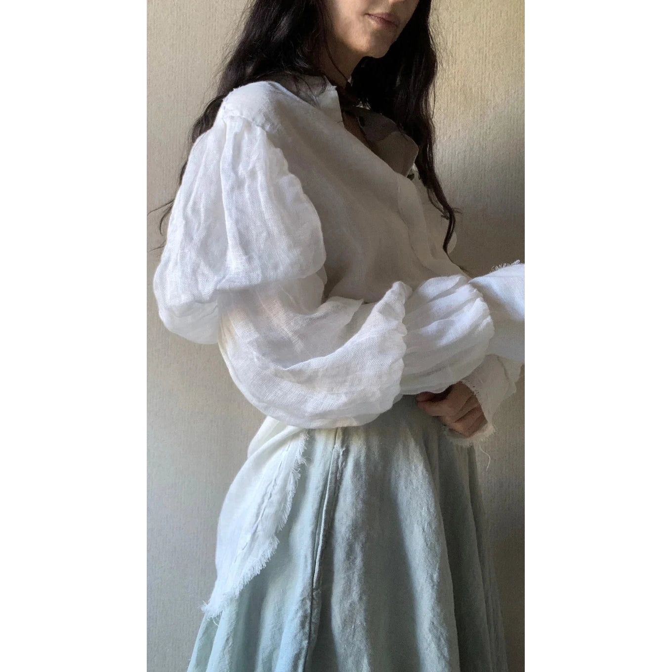 Boem Cirque Shirt - Linen - White Boem Pisces Boutique