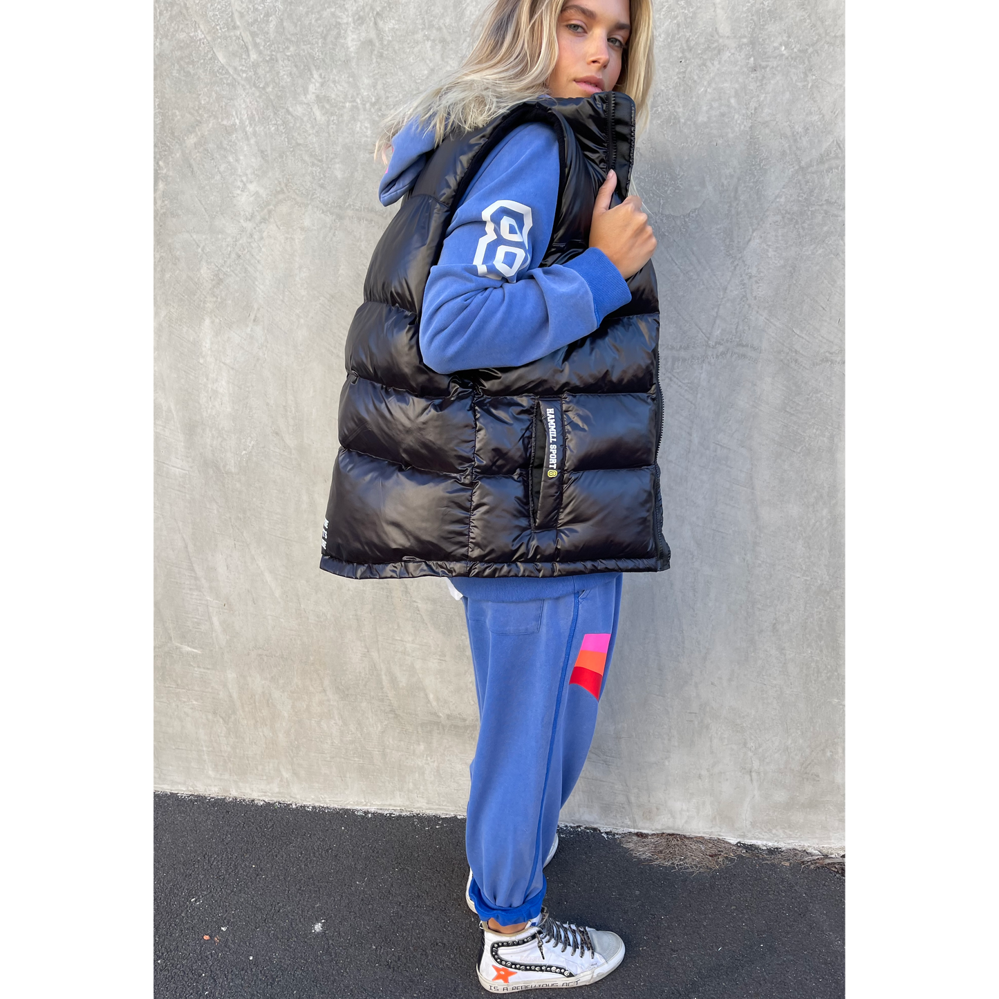 Hammill & Co Puffer Vest - Black hammill + Co Pisces Boutique