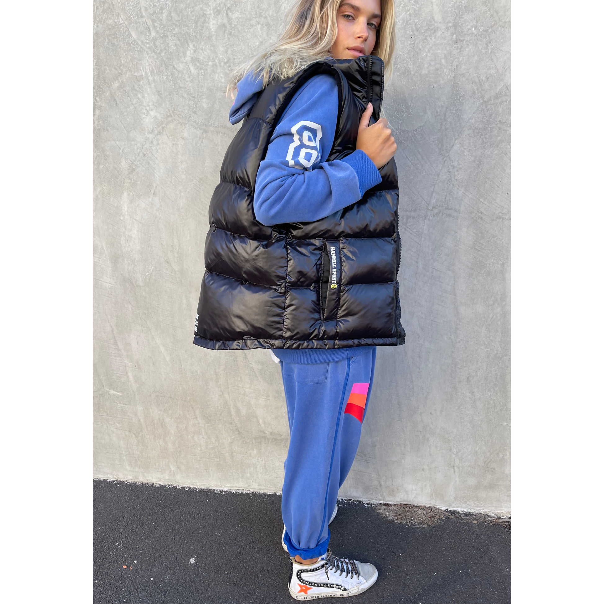 Hammill & Co Puffer Vest - Black